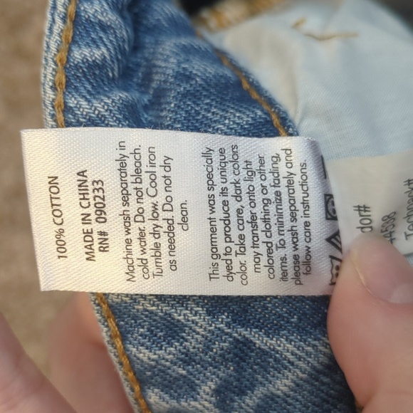 PacSun light blue straight leg high rise mom jeans - Picture 10 of 11